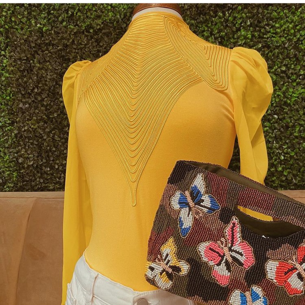 Yellow Gracia Top